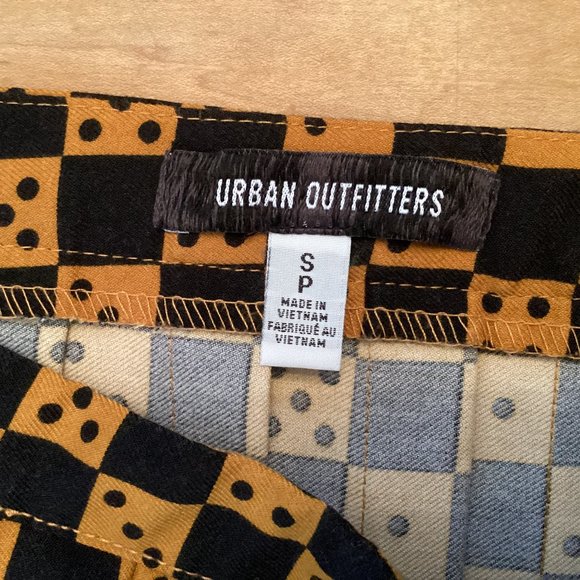Urban Outfitters Gold & Black Dice Skirt...C1024 - Picture 5 of 5